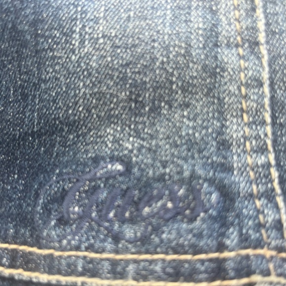 Guess shorts jeans  jumpsuit. new with tags vintage girls 14 - Picture 4 of 4